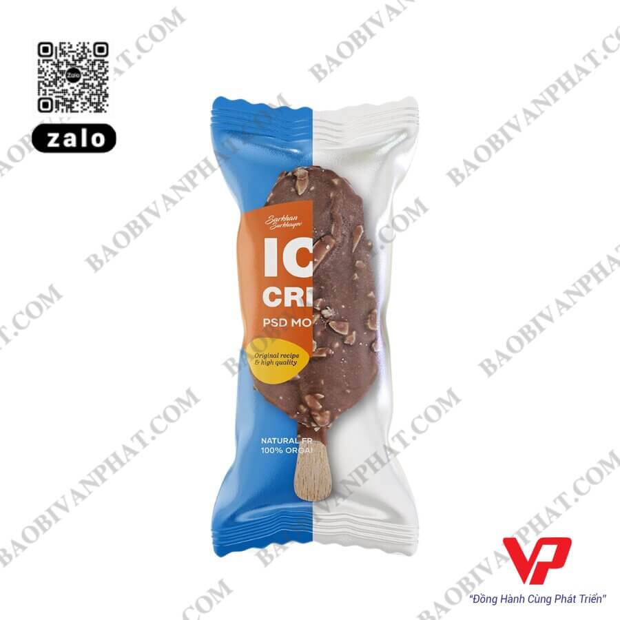 In bao bì màng ghép cho kem chocolate