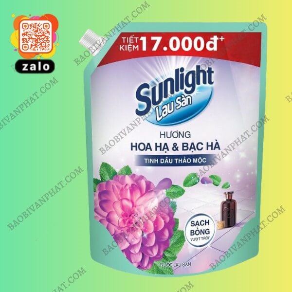 Túi nước lau sàn Sunlight có vòi tiện lợi