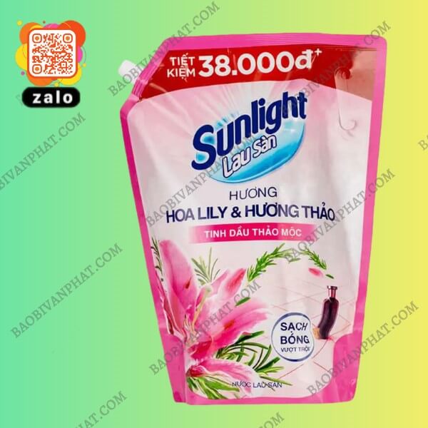 Túi đựng nước lau sàn Sunlight dạng đứng