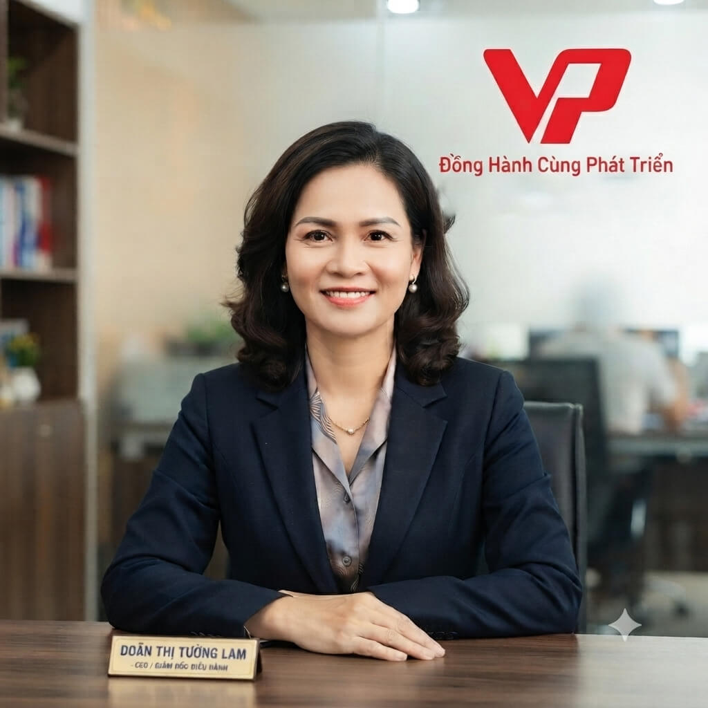 CEO Đoàn Thị Tường Lam giám đốc điều hành công ty bao bì Vạn Phát