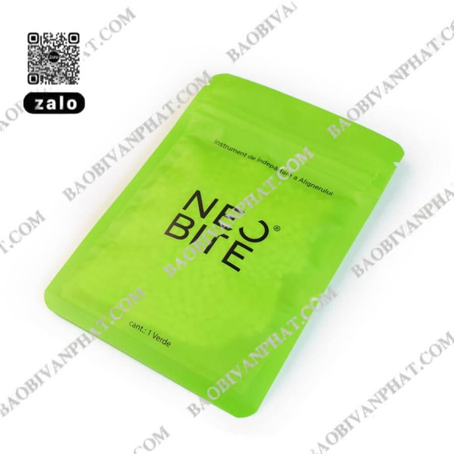 Túi zipper 3 biên in thương hiệu