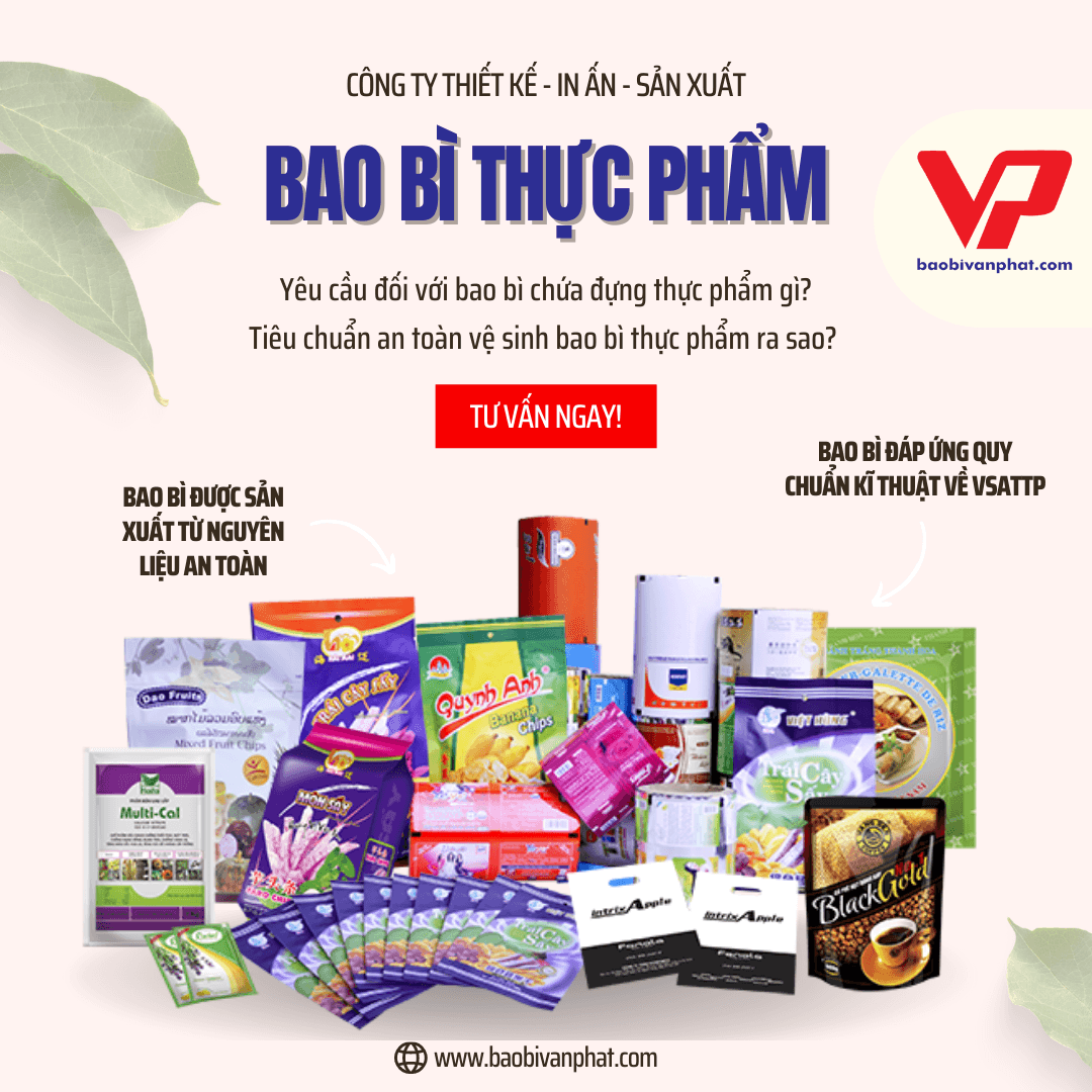 Mẫu bao bì màng phức hợp được in ấn chất lượng cao theo yêu cầu với giá rẻ tại Vạn Phát
