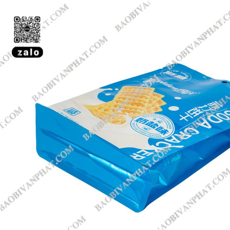 Bề mặt túi 8 cạnh ép biên đáy đứng chuyên dụng