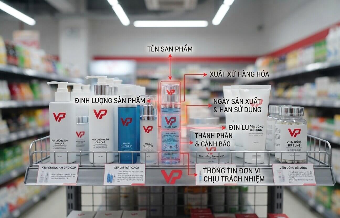 Các thông tin bắt buộc trên bao bì sản phẩm theo Nghị định 43