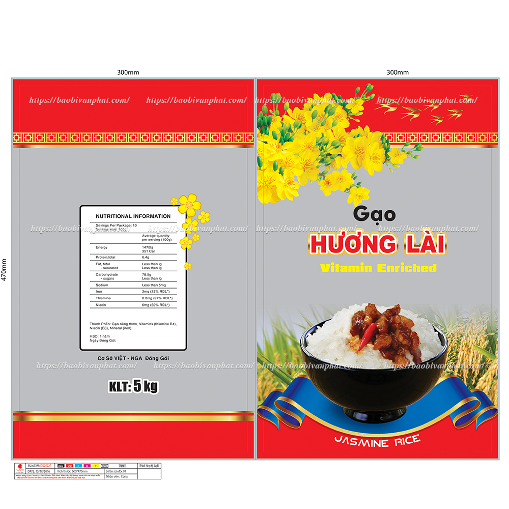bao bì đựng gạo giá rẻ