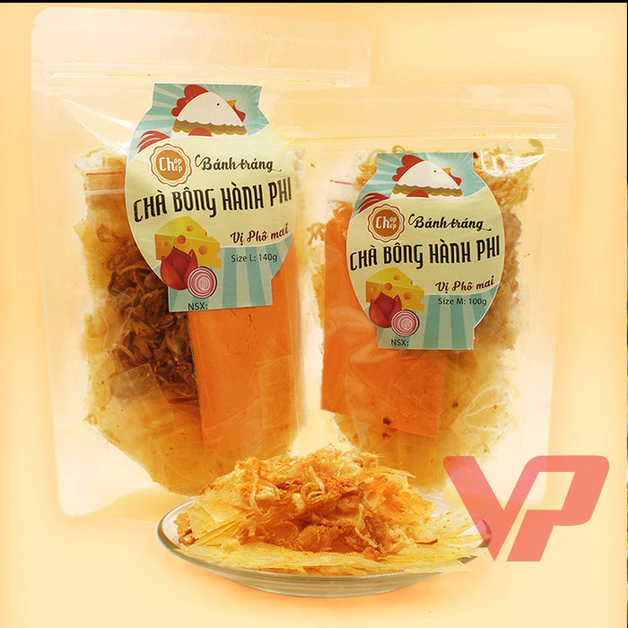 bao bì bánh tráng trộn chà bông