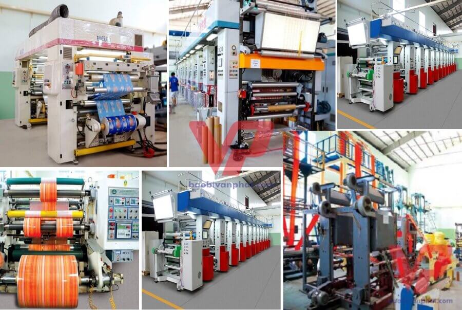 Máy in trục ống đồng dùng trong in bao bì nhựa