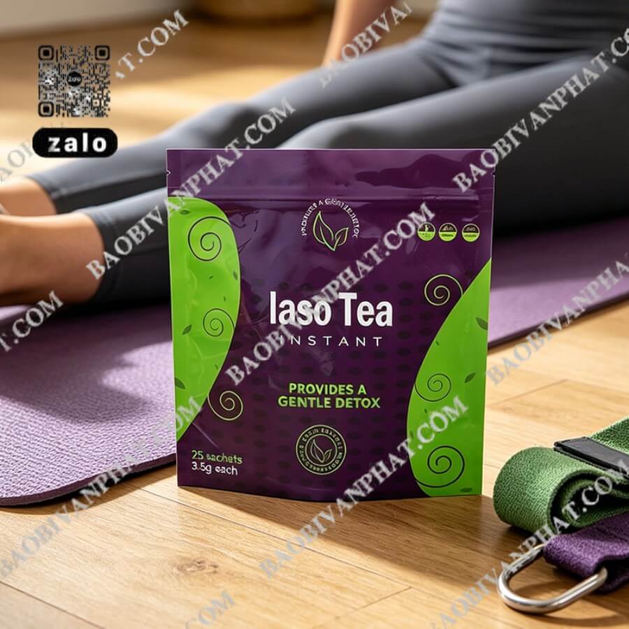 Thiết kế bao bì trà thảo mộc dạng túi