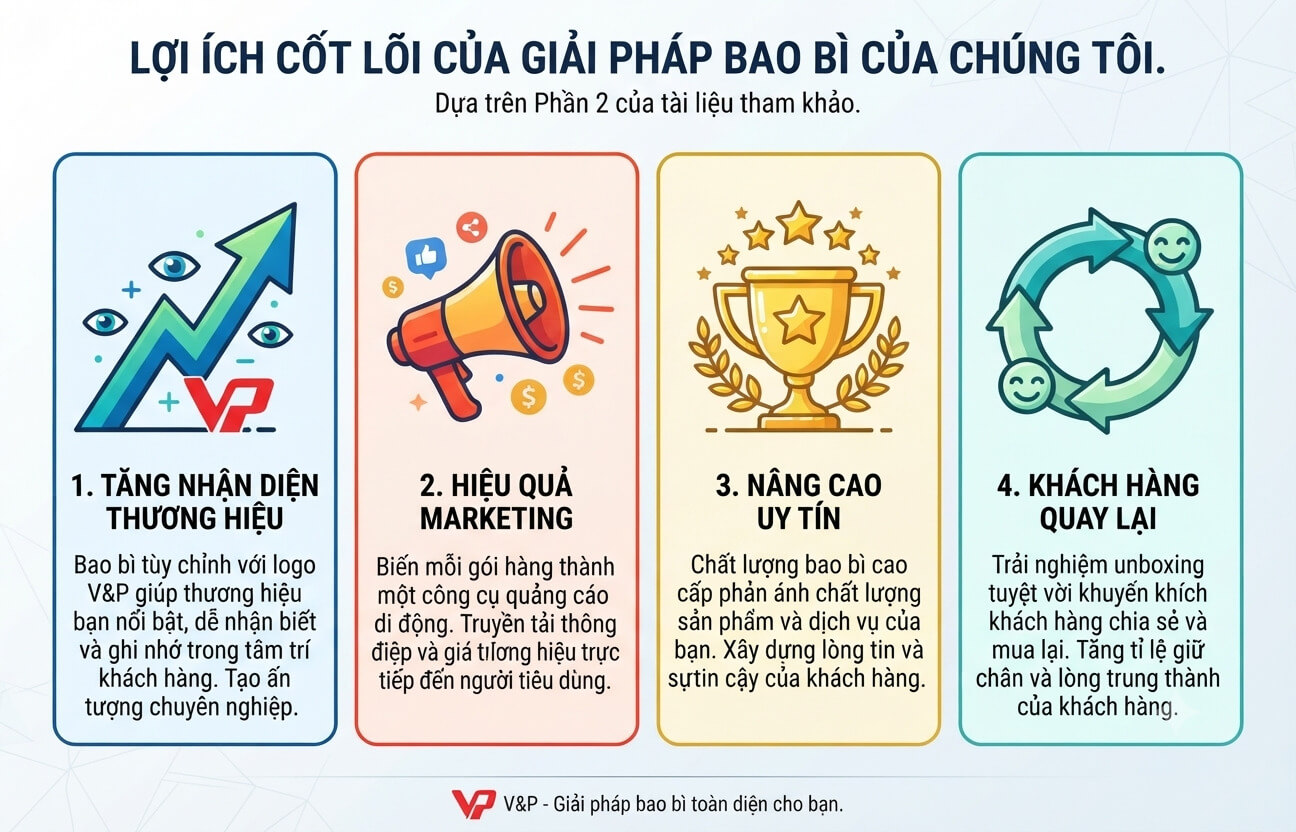 Lợi ích khi đầu tư in bao bì ni lông thiết kế riêng