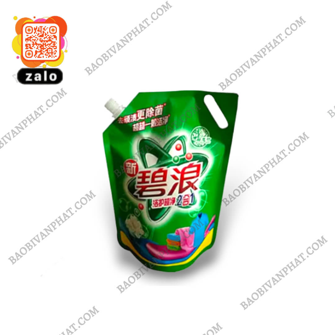 Kỹ thuật in bao bì túi vòi nước giặt trên chất liệu bao bì nhựa cao cấp