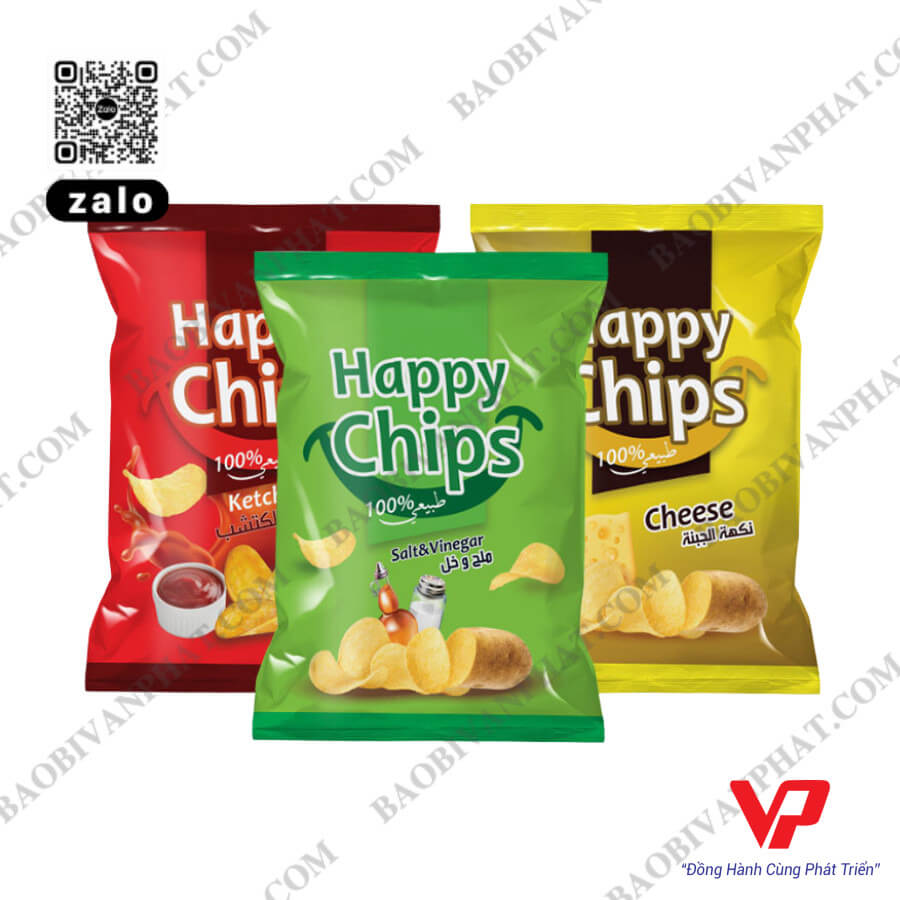 Các kiểu dáng túi đựng bánh snack và bao bì bim bim phổ biến
